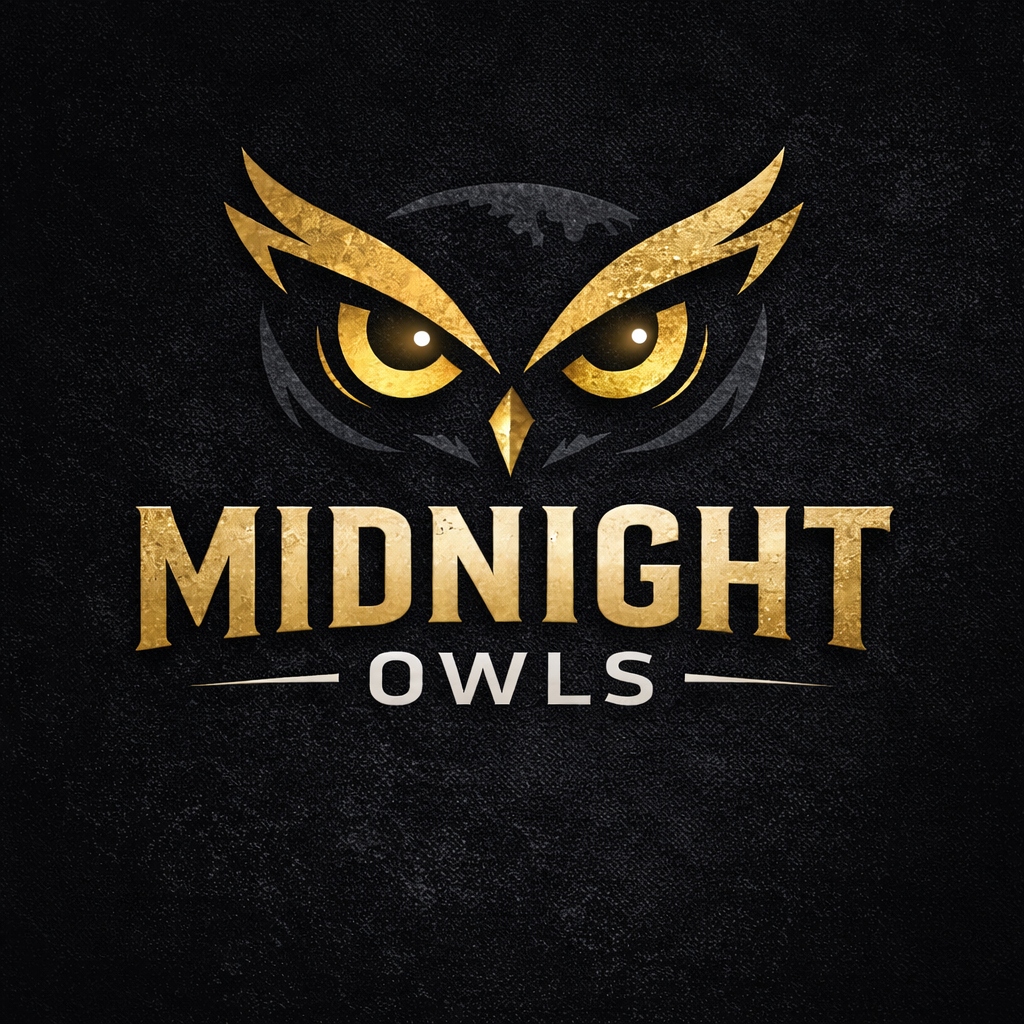 Midnight Owls Gold Logo